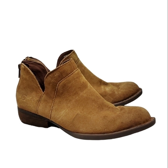 Born Women Brie Ankle Suede Boots shoes sz 11M - Picture 1 of 14